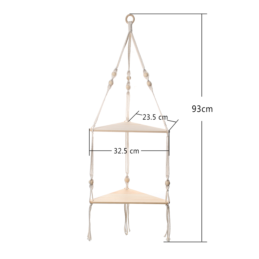 Triangle Shelves Wall Decor Ma - Candle Holder Supplies ulasan dan harga