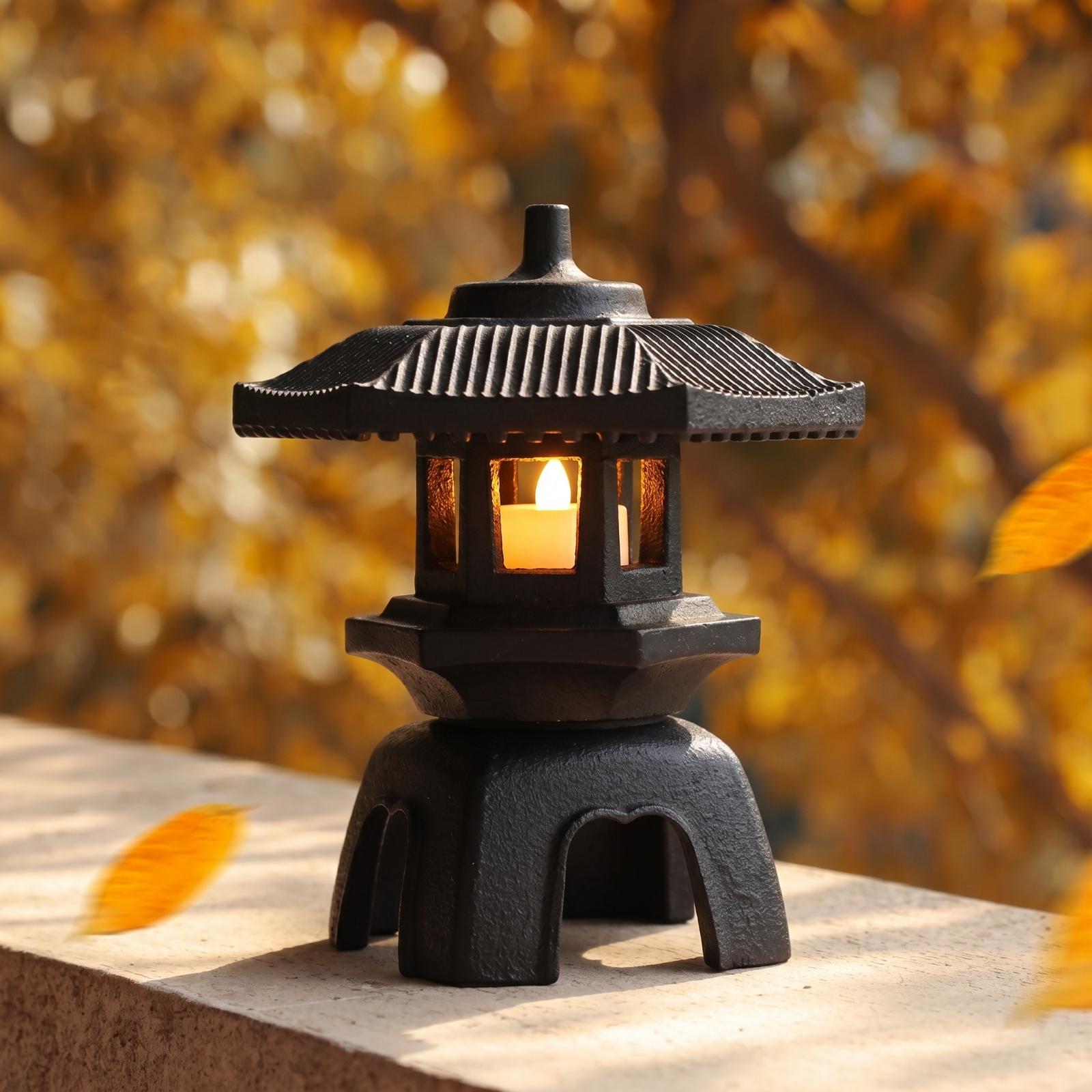 Cast Iron Lantern Openwork Can - Candle Holder Supplies ulasan dan harga