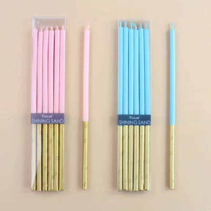 6pcs Long Birthday Candle Cake - Candle Supplies Luxury ulasan dan harga
