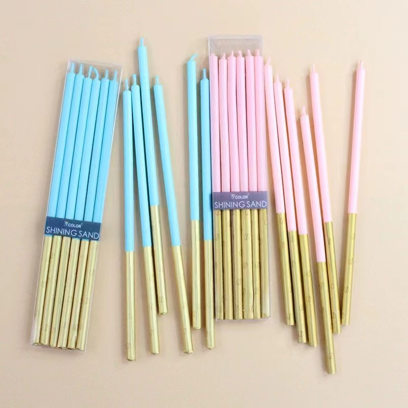 6pcs Long Birthday Candle Cake - Candle Supplies Luxury ulasan dan harga
