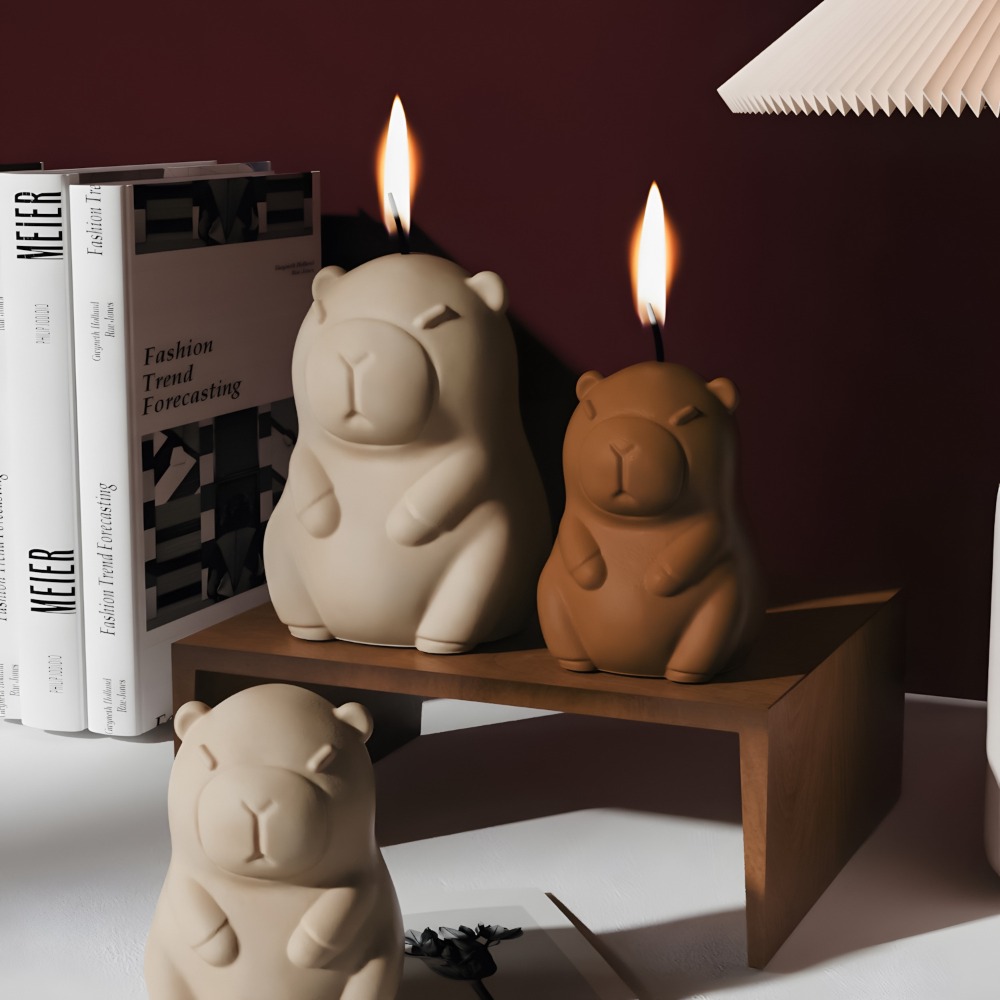 Standing Capybara Scent Candle - Candle Supplies Store ulasan dan harga