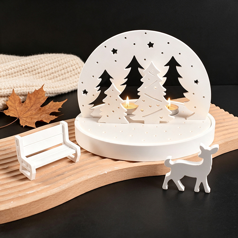 Christmas Elk Tealight Candle  - Candle Holder Supplies ulasan dan harga