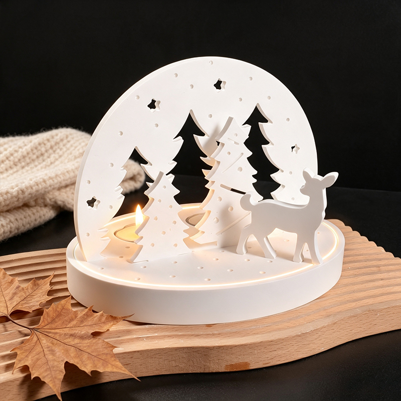 Christmas Elk Tealight Candle  - Candle Holder Supplies ulasan dan harga
