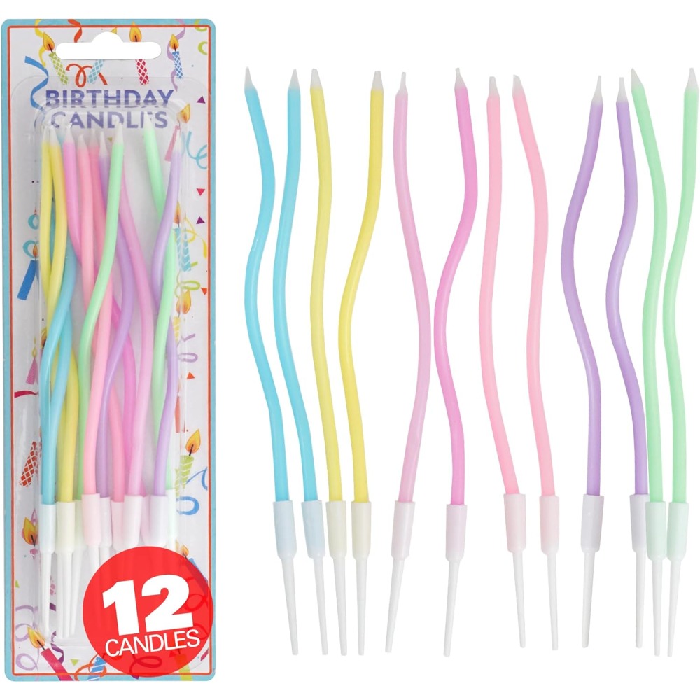 Rainbow Spiral Birthday Cake C - Candle Holder Supplies ulasan dan harga