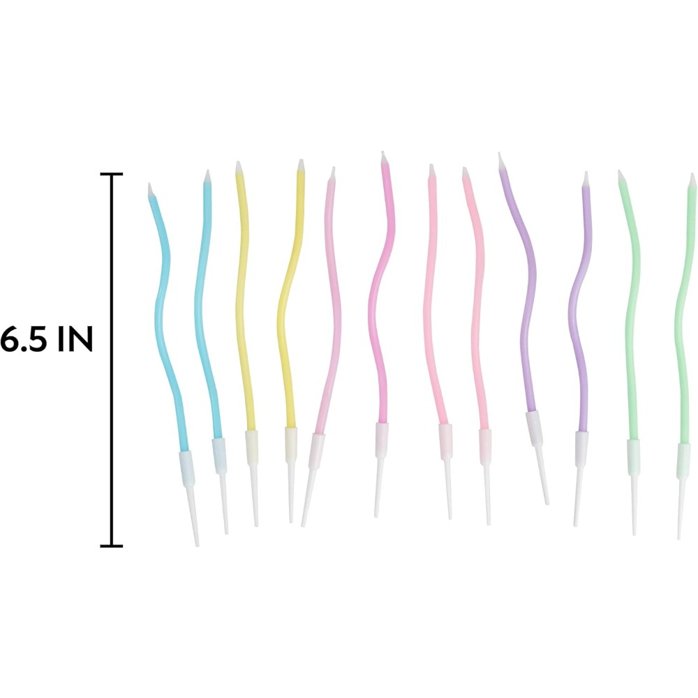 Rainbow Spiral Birthday Cake C - Candle Holder Supplies ulasan dan harga