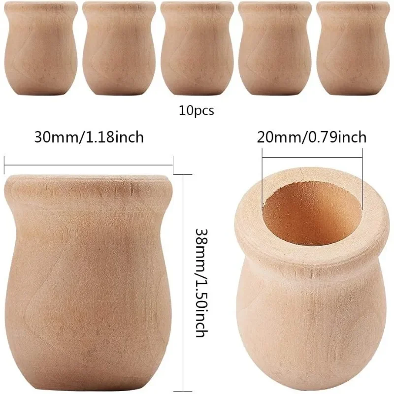 10 pcs 1.5 Inch 10pcs Unfinish - Candle Holder Supplies ulasan dan harga