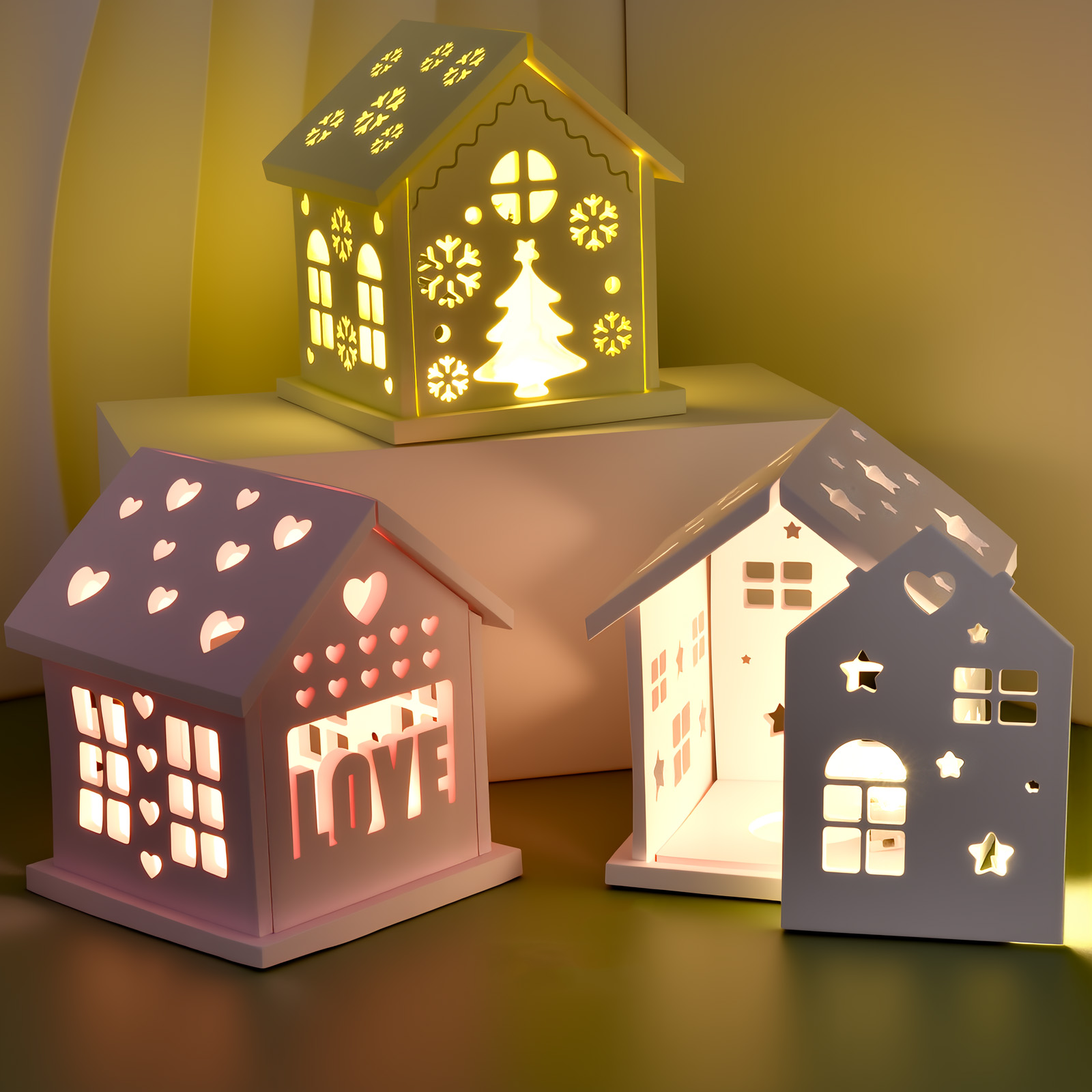 3D House Silicone Mold DIY Chr - Candle Holder Supplies ulasan dan harga