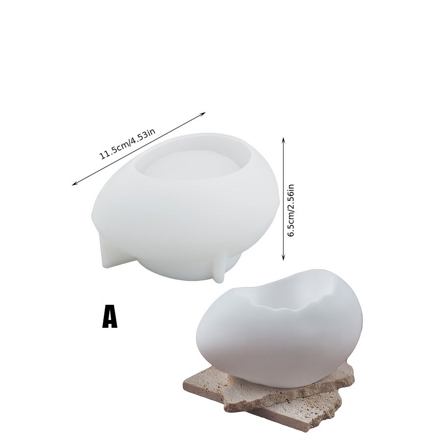 [Resin Mold]  Silicone Egg Mol - Candle Holder Supplies ulasan dan harga