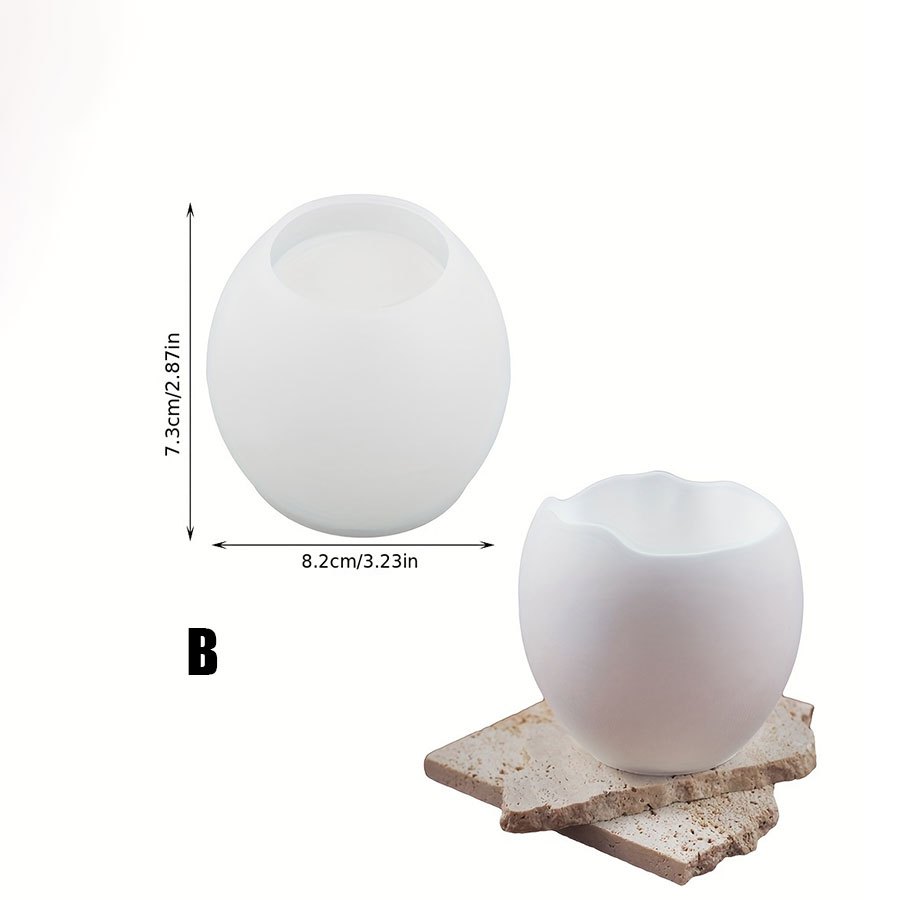[Resin Mold]  Silicone Egg Mol - Candle Holder Supplies ulasan dan harga