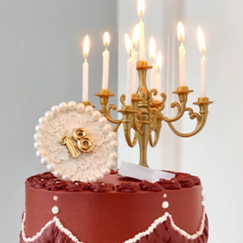 Cake Decoration Candlestick Ca - Candle Supplies Luxury ulasan dan harga