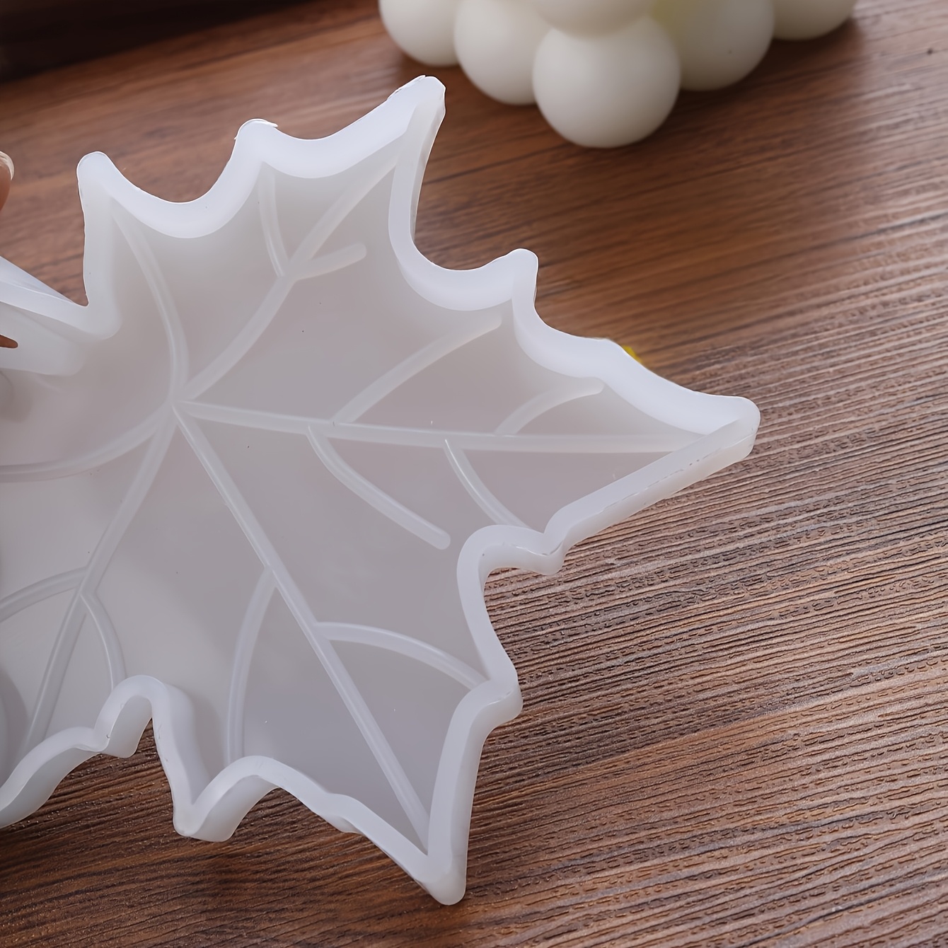 1PC Maple Leaf shaped Silicone - Candle Supplies Store ulasan dan harga