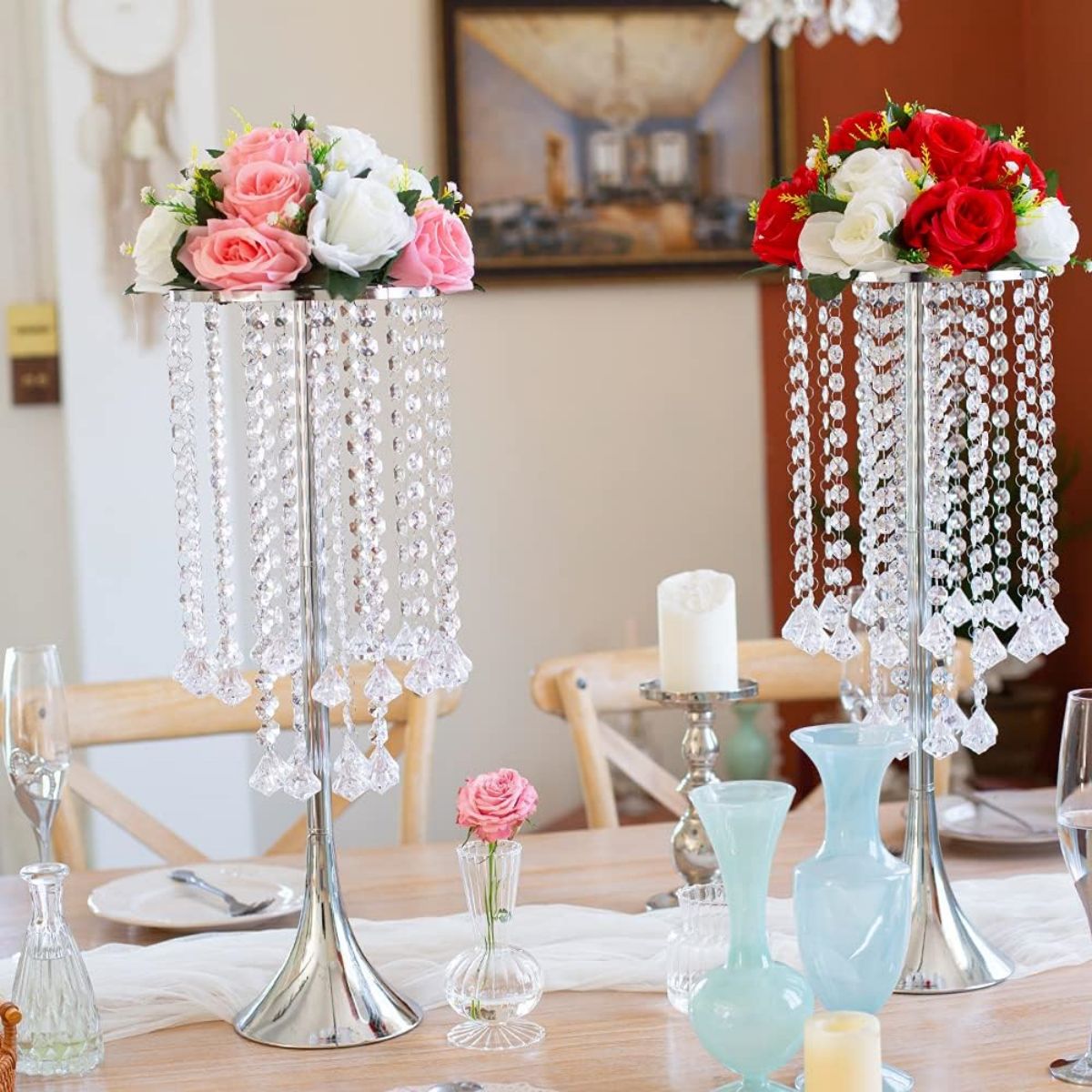 2/10pcs Luxury Crystal Flower  - Candle Supplies Luxury ulasan dan harga