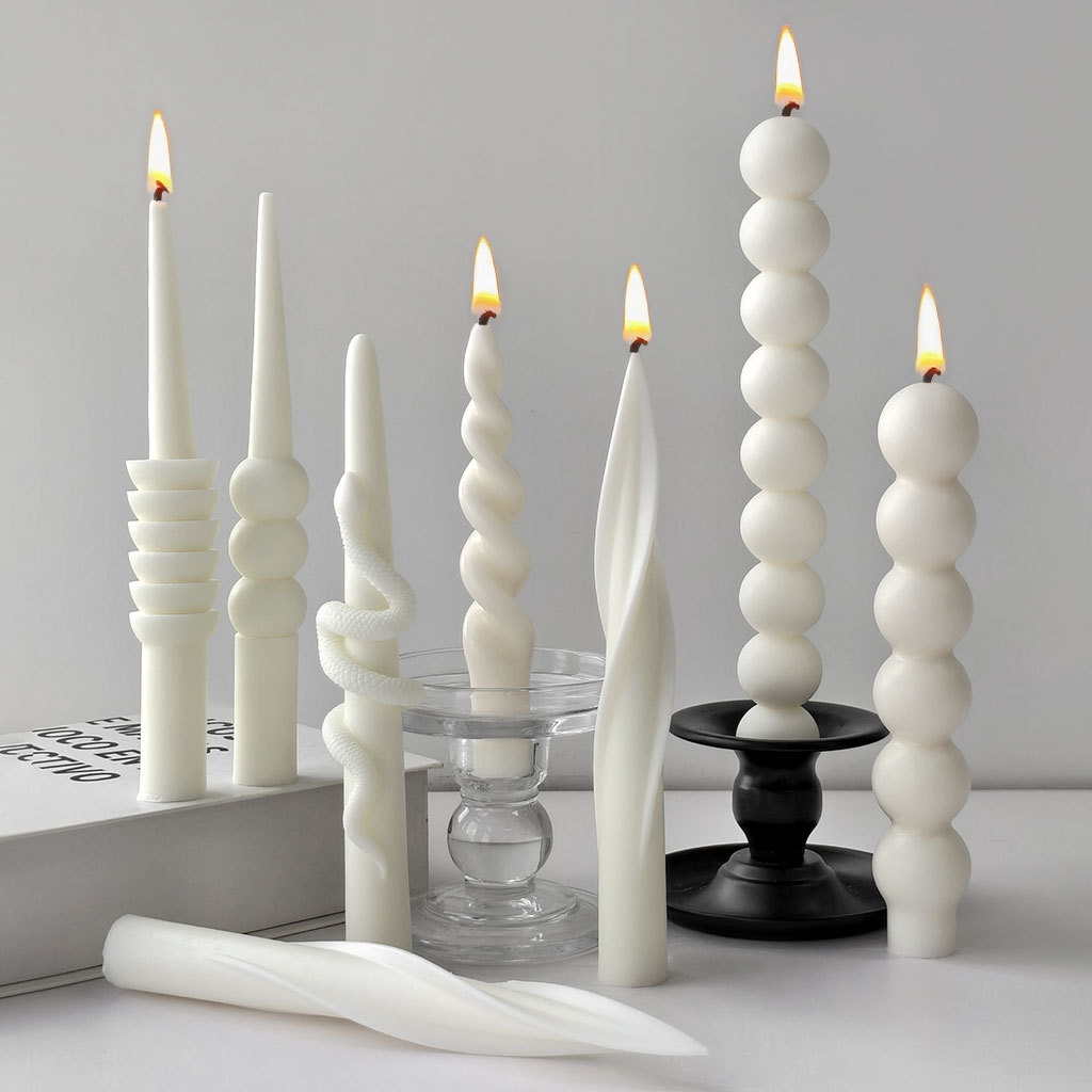 Geometric Long Rod Candle Mold - Candle Supplies Store ulasan dan harga