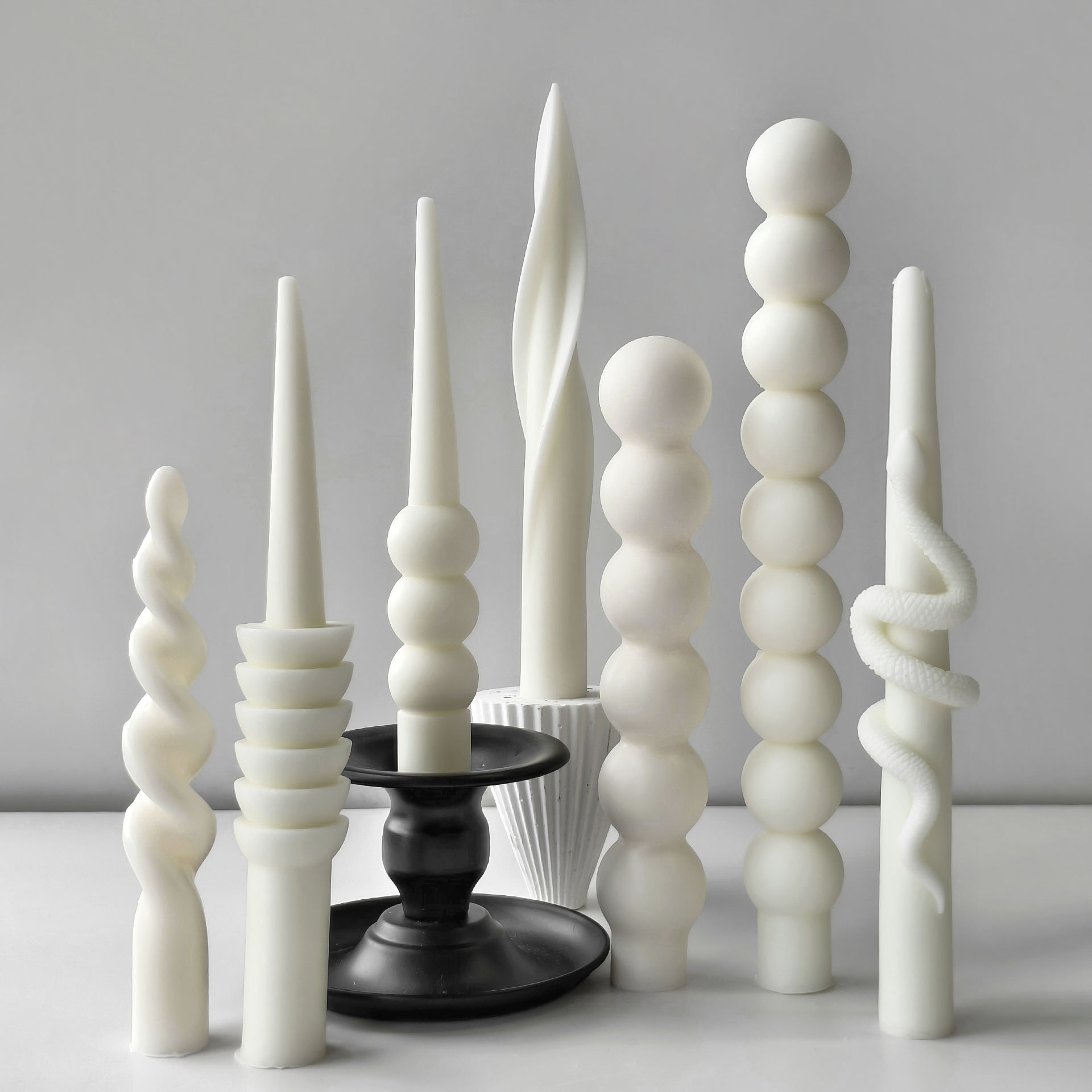 Geometric Long Rod Candle Mold - Candle Supplies Store ulasan dan harga