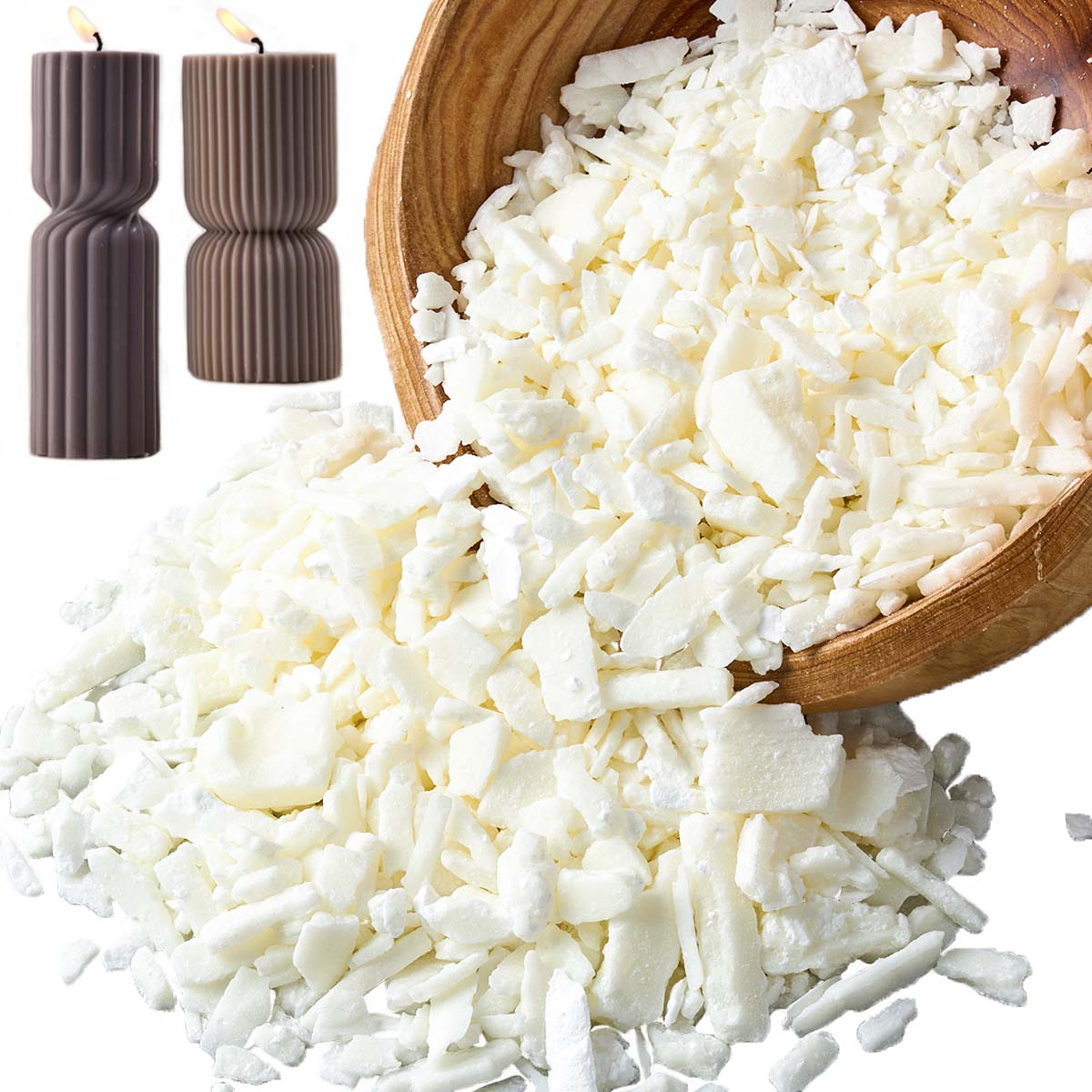 1 Pounds Pure White Soy Wax Fo - Candle Supplies Store ulasan dan harga