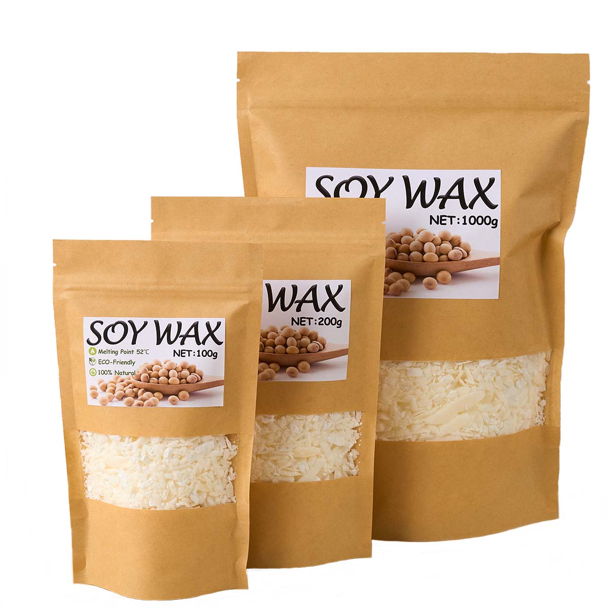 1 Pounds Pure White Soy Wax Fo - Candle Supplies Store ulasan dan harga