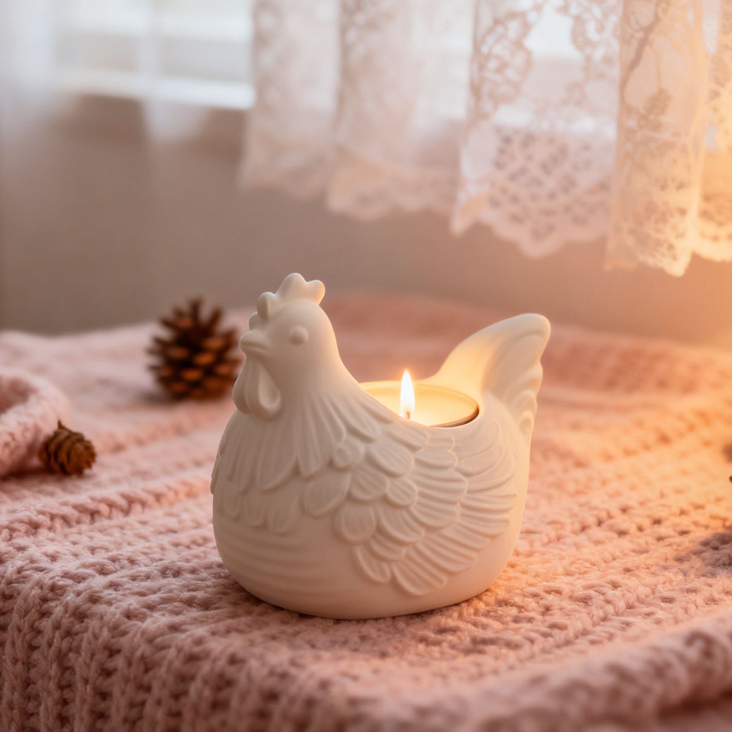 DIY 3D Little Chicken Candle H - Candle Holder Supplies ulasan dan harga