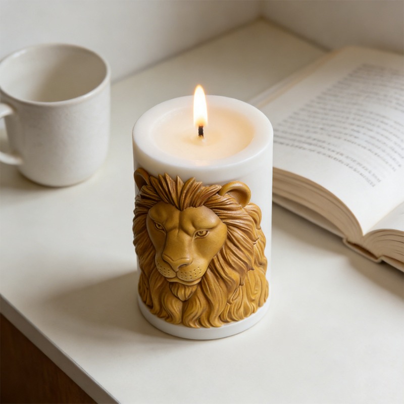 Animals Lion Candle Molds Sili - Candle Supplies Luxury ulasan dan harga