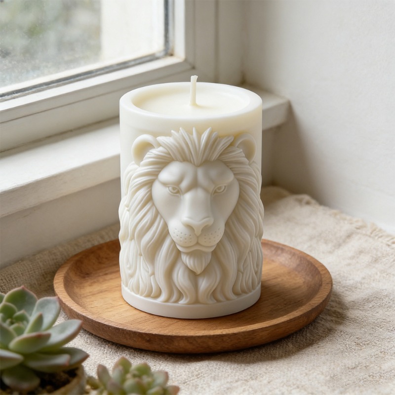 Animals Lion Candle Molds Sili - Candle Supplies Luxury ulasan dan harga