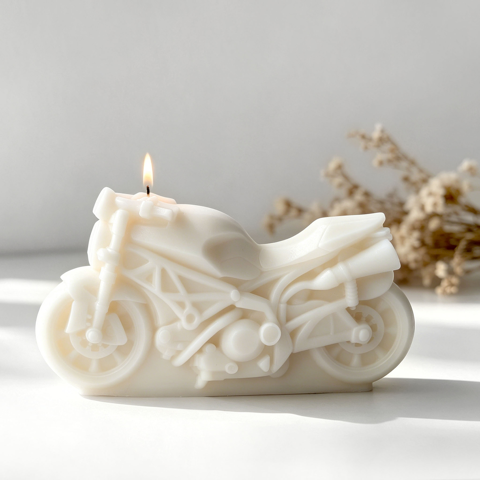Motorcycle Design Candle Silic - Candle Supplies Store ulasan dan harga