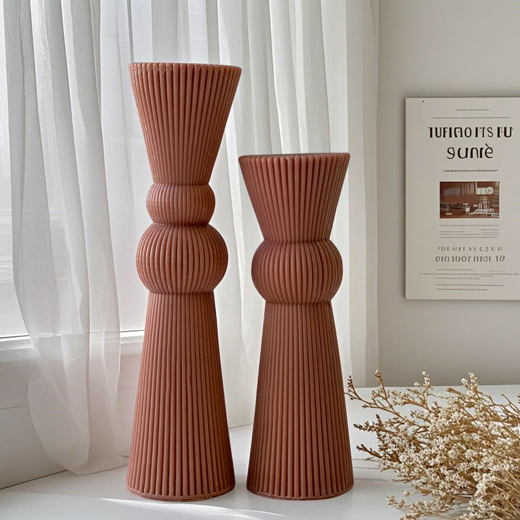 DIY Long Rod Striped Pillar Ca - Candle Supplies Store ulasan dan harga