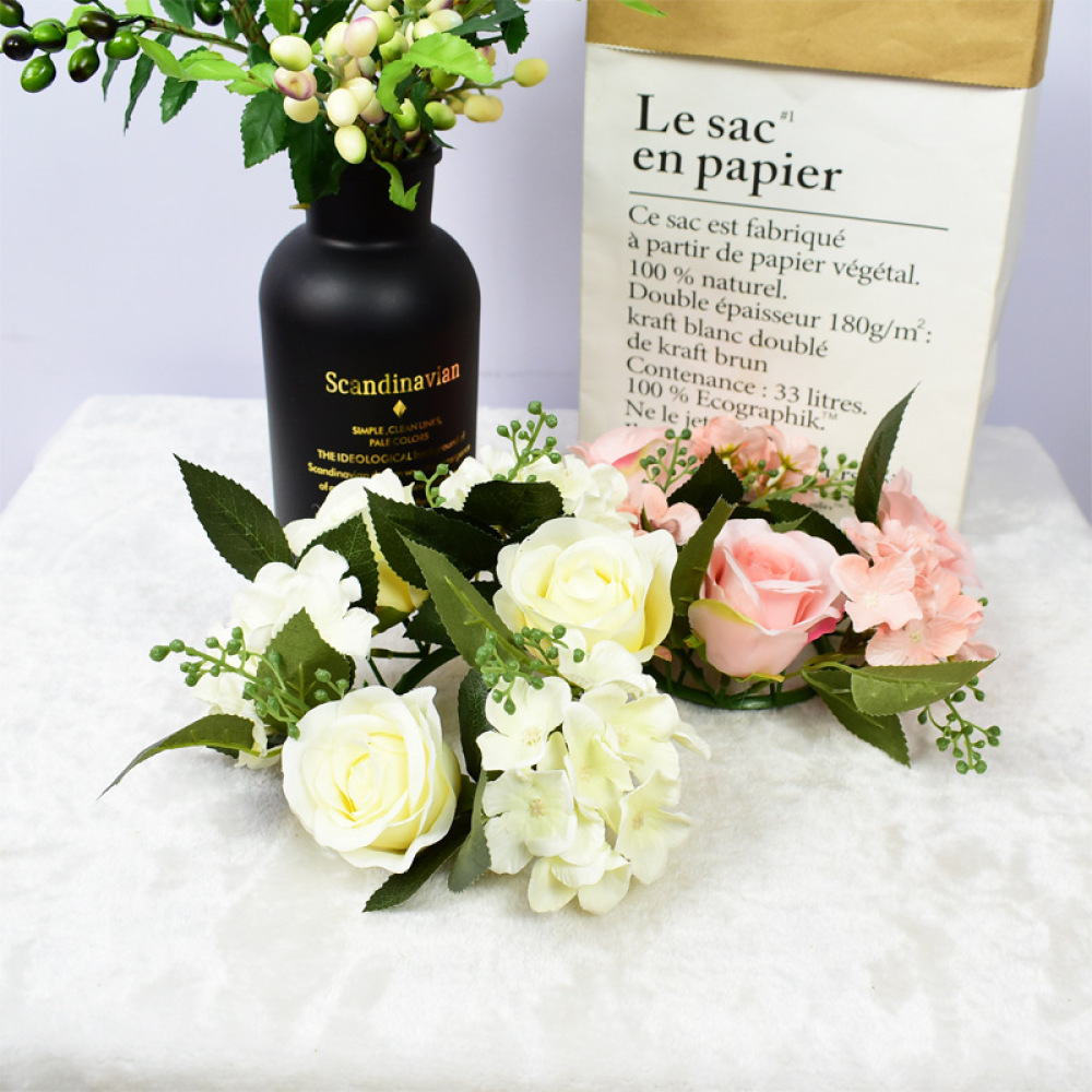 Realistic Rose Garland Floral  - Candle Supplies Luxury ulasan dan harga