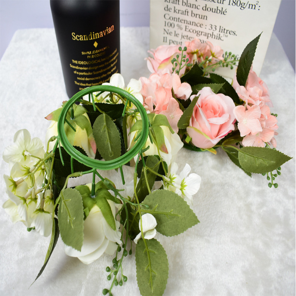 Realistic Rose Garland Floral  - Candle Supplies Luxury ulasan dan harga